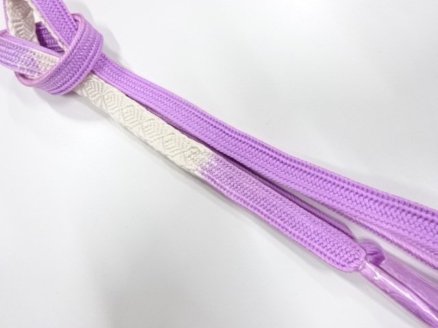 未使用品　正絹　手組帯締め